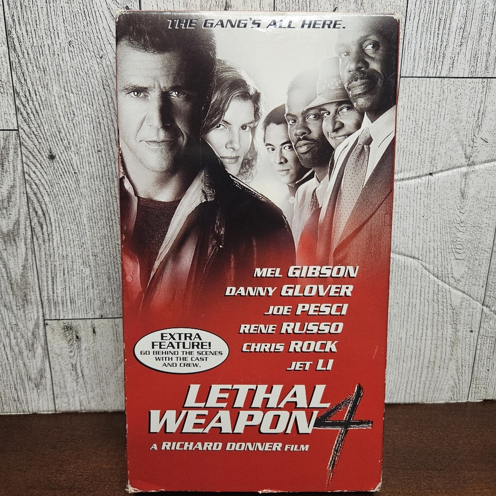 Lethal Weapon 4 VHS The Gang's All Here